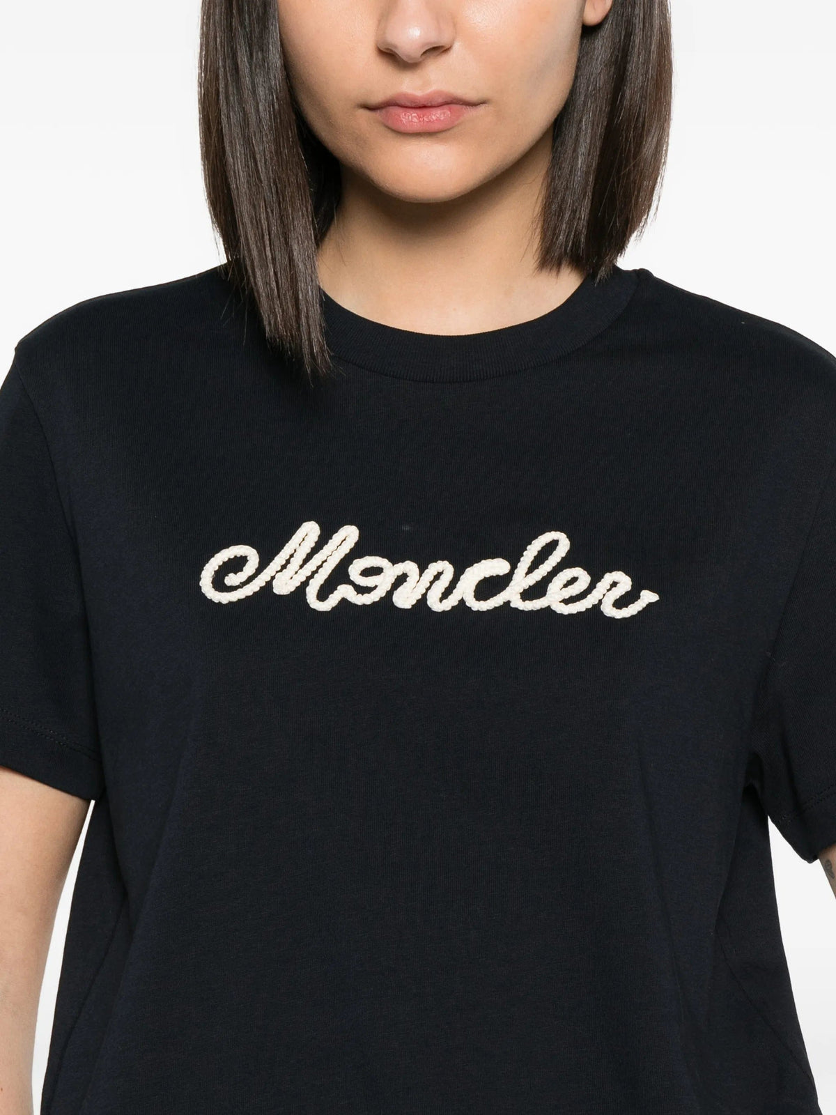 Moncler Moncler Logo - Embroidered T - Shirt
