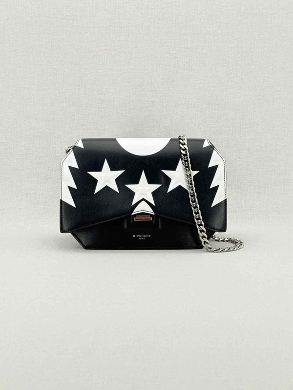 Givenchy Givenchy Bow Cut Black & White Star Crossbody