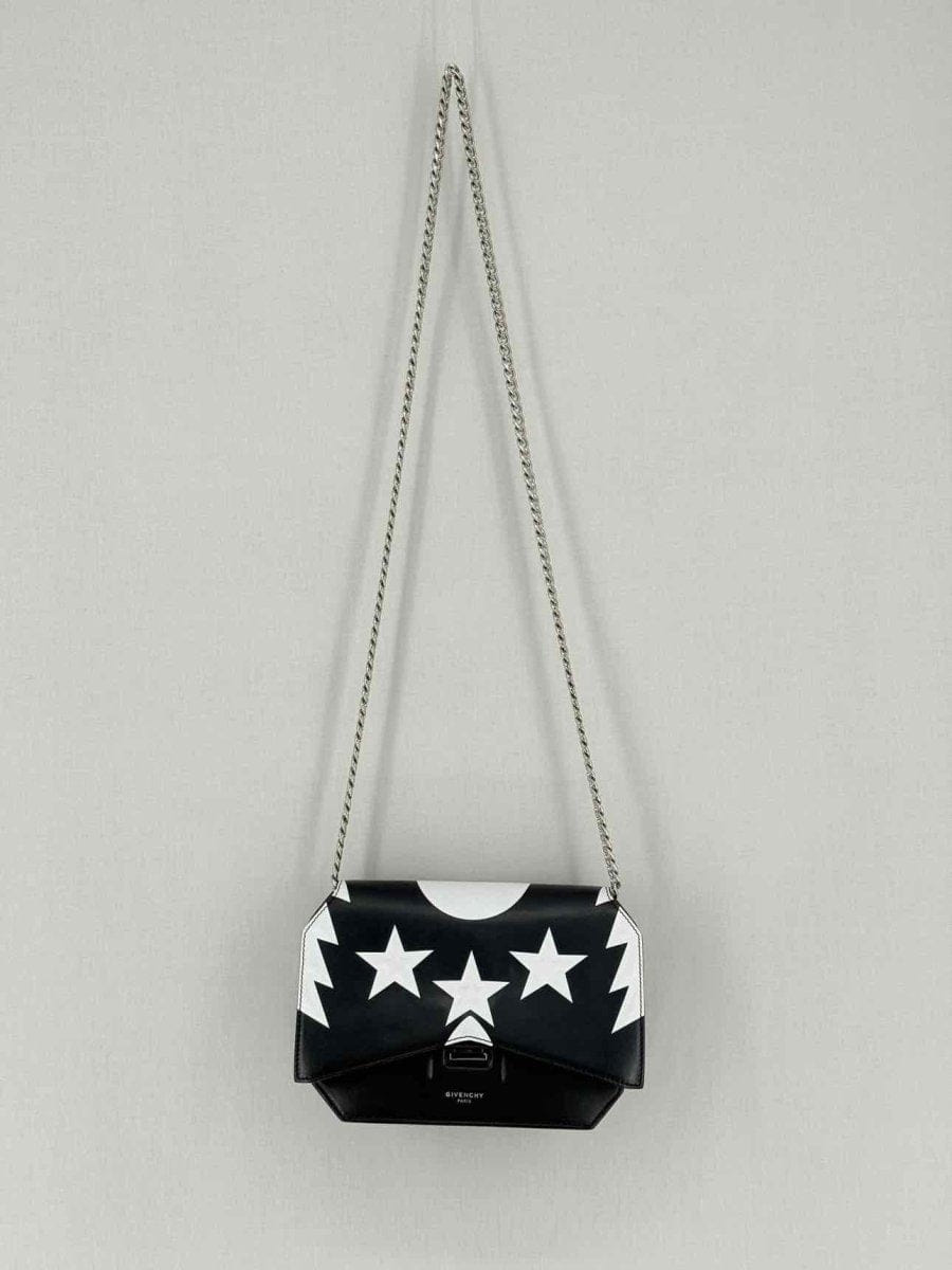 Givenchy Givenchy Bow Cut Black & White Star Crossbody