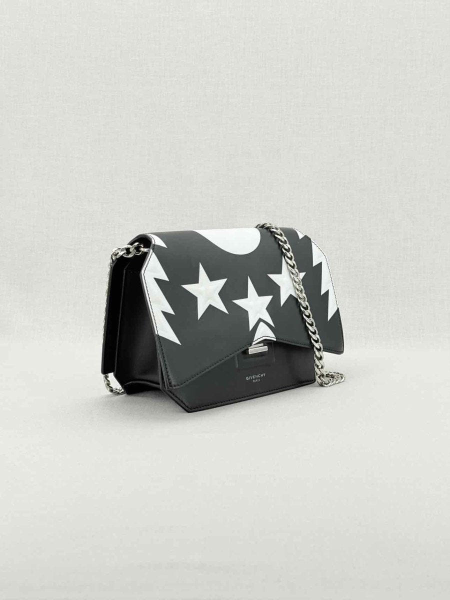 Givenchy Givenchy Bow Cut Black & White Star Crossbody