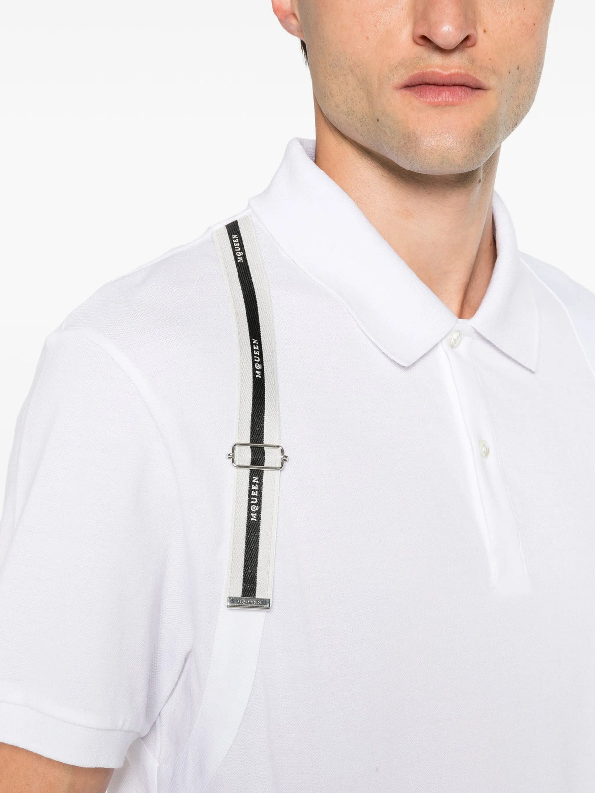 Alexander Mcqueen Alexander Mcqueen Harness - Detail Polo Shirt