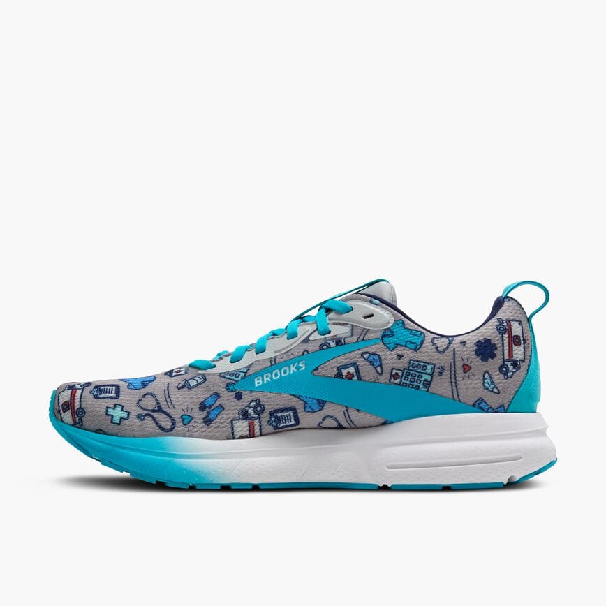 Brooks Brooks Trace 4 Grey/Blue/Red (Women's)