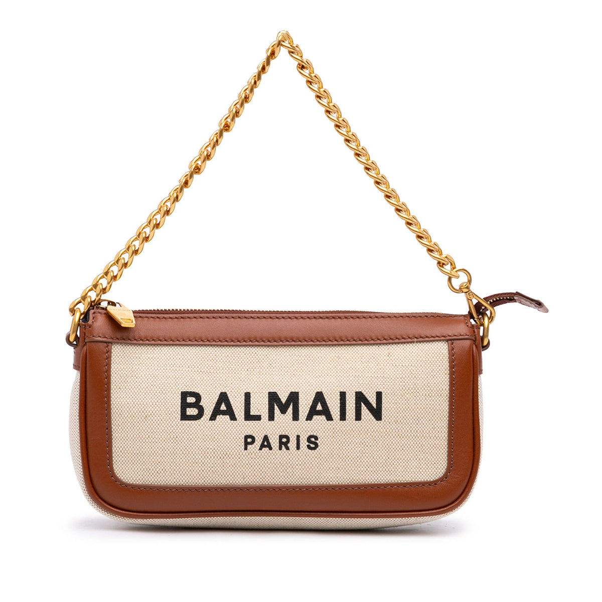 Balmain Balmain Mini Canvas B Army Logo Satchel
