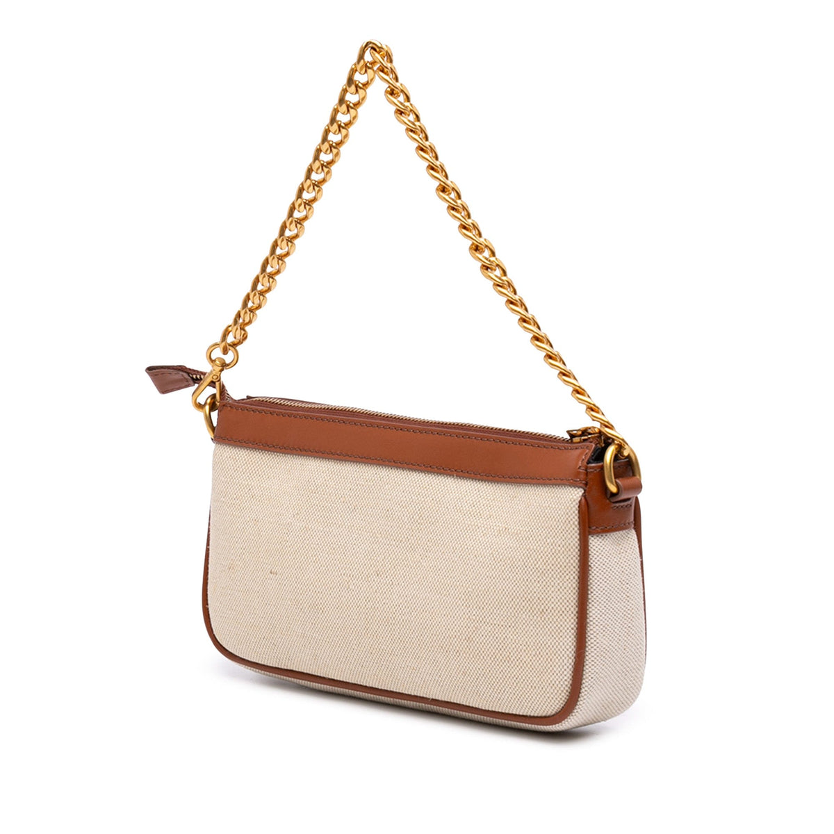Balmain Balmain Mini Canvas B Army Logo Satchel