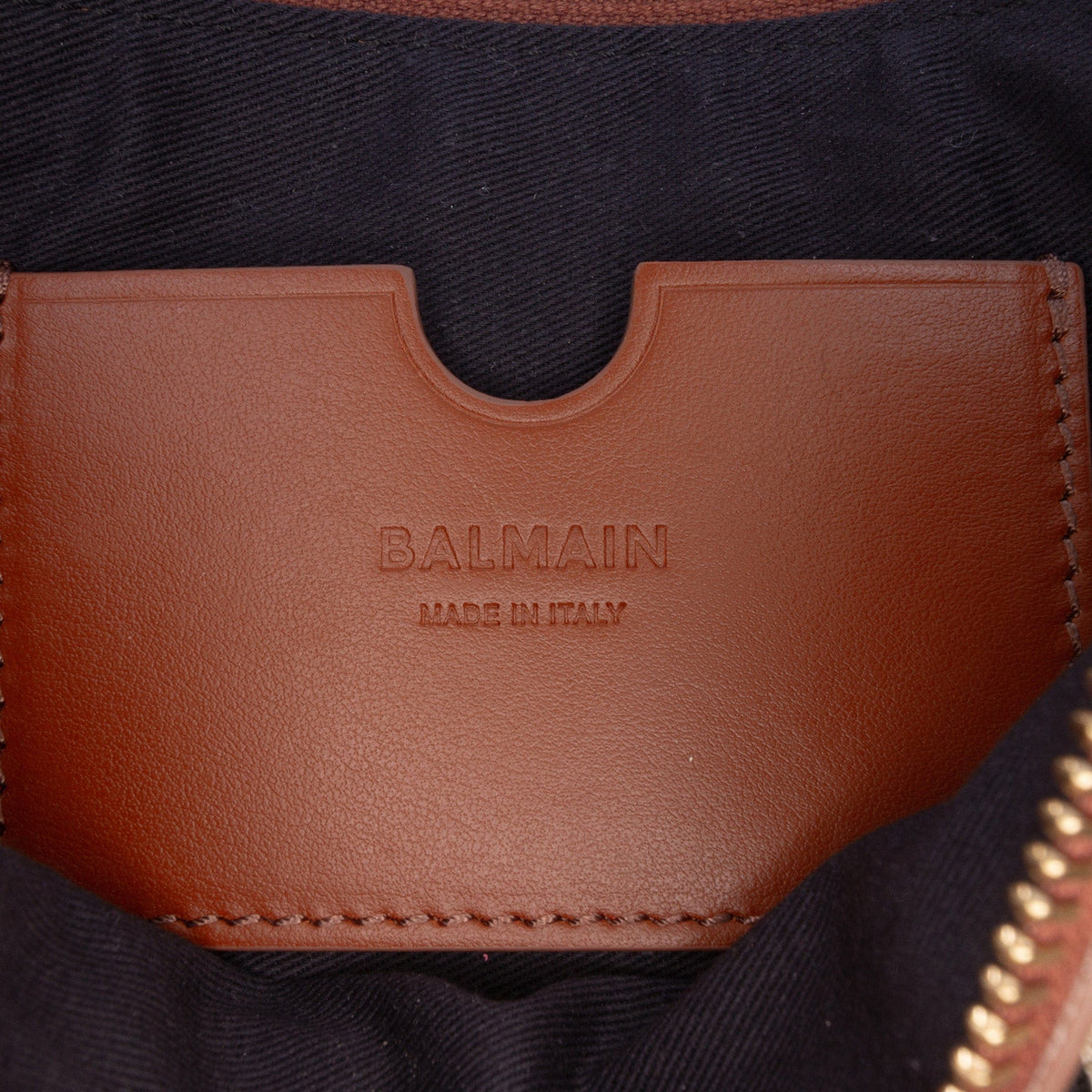 Balmain Balmain Mini Canvas B Army Logo Satchel