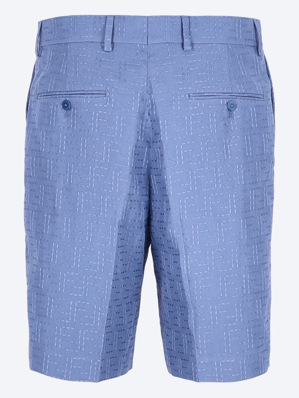 Fendi Fendi Linen Ff Shorts