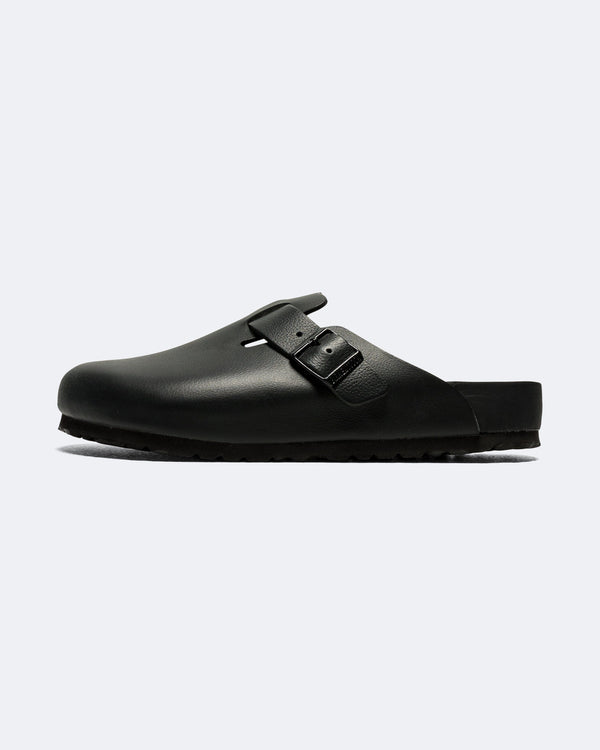 Birkenstock Birkenstock Boston Exquisite - Black Natural Leather