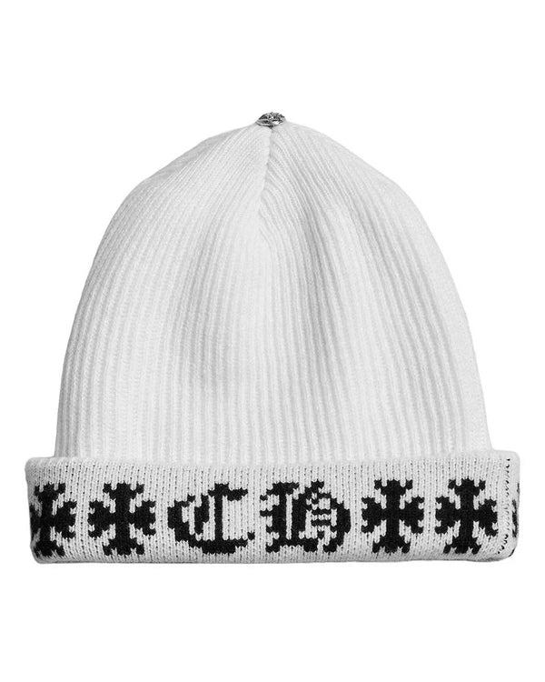 Chrome Hearts Chrome Hearts Big Daddy Beanie White