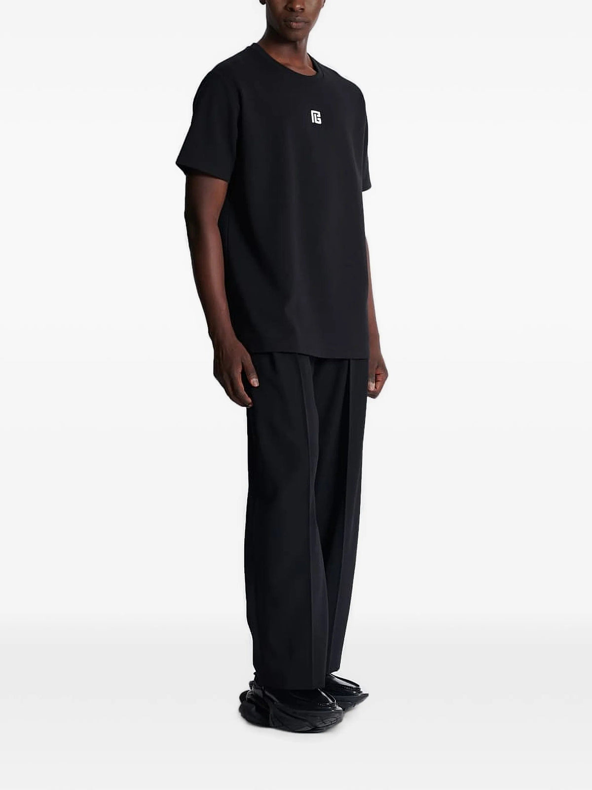 Balmain Balmain T - Shirt With Embroidered Logo
