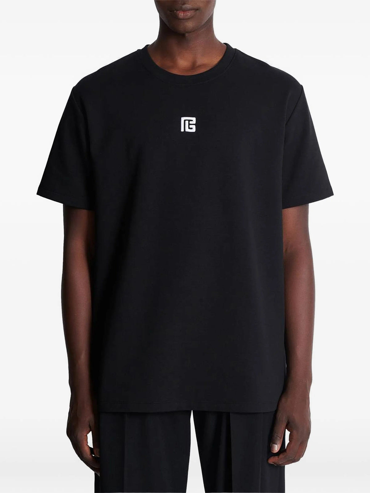 Balmain Balmain T - Shirt With Embroidered Logo