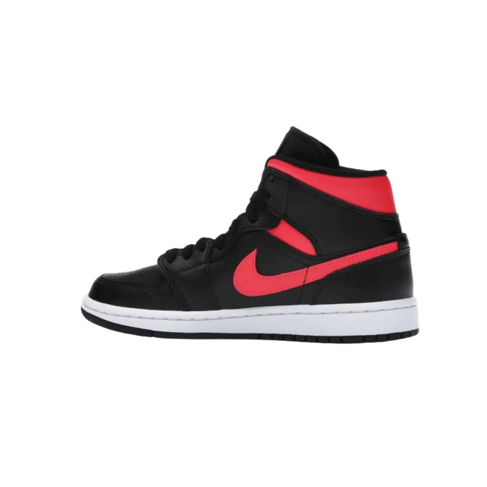 The Jordan 1 Mid 'Black Siren Red'