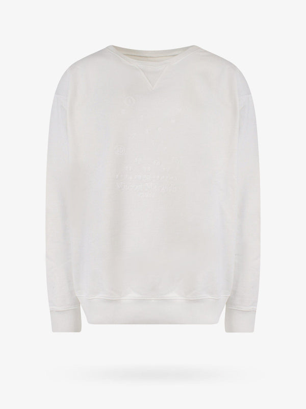 Maison Margiela Maison Margiela Cotton Sweatshirt With Embroidered Logo On The Front