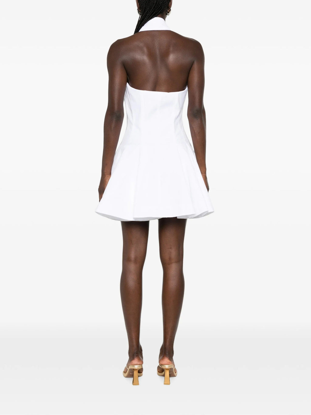 Balmain Balmain Buttoned Poplin Dress