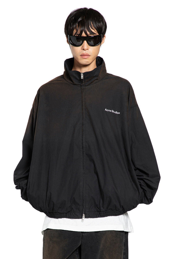 Acne Studios Acne Studios Washed Logo Zipper Jacket