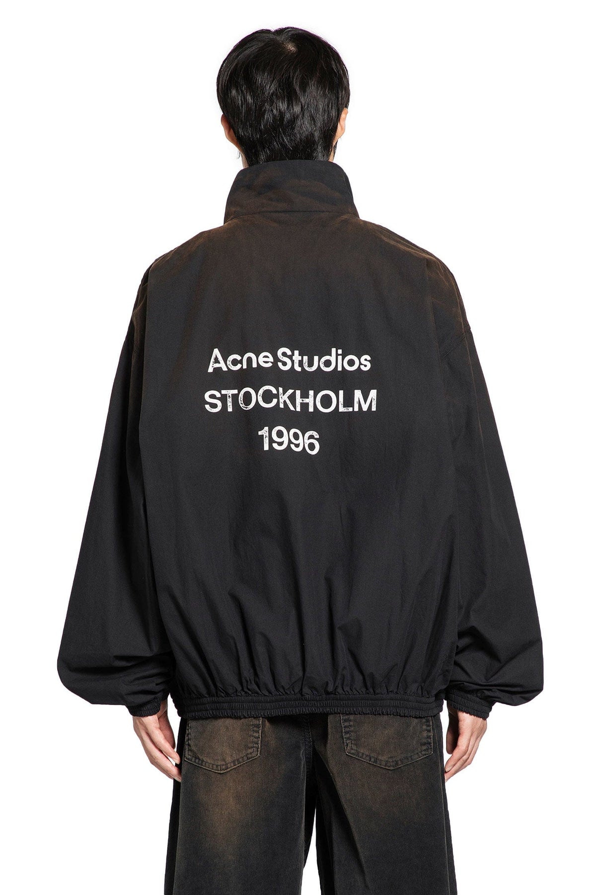 Acne Studios Acne Studios Washed Logo Zipper Jacket