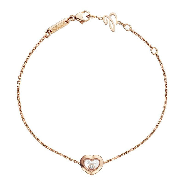 Chopard Chopard 18k Rose Gold Happy Diamonds Icons Bracelet - 85a054 - 5001