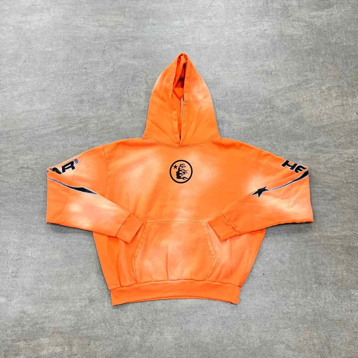 Hellstar Hellstar Hoodie Fire Orange Orange New Size L