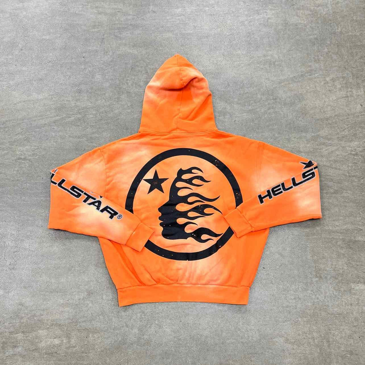 Hellstar Hellstar Hoodie Fire Orange Orange New Size L