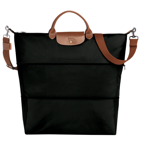 Longchamp Long Champ Longchamp Le Pliage Original Travel Bag Expandable Black