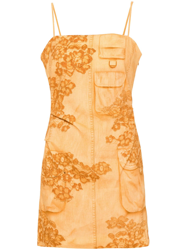 Acne Studios Acne Studios Trompe L'oeil - Print Mini Dress