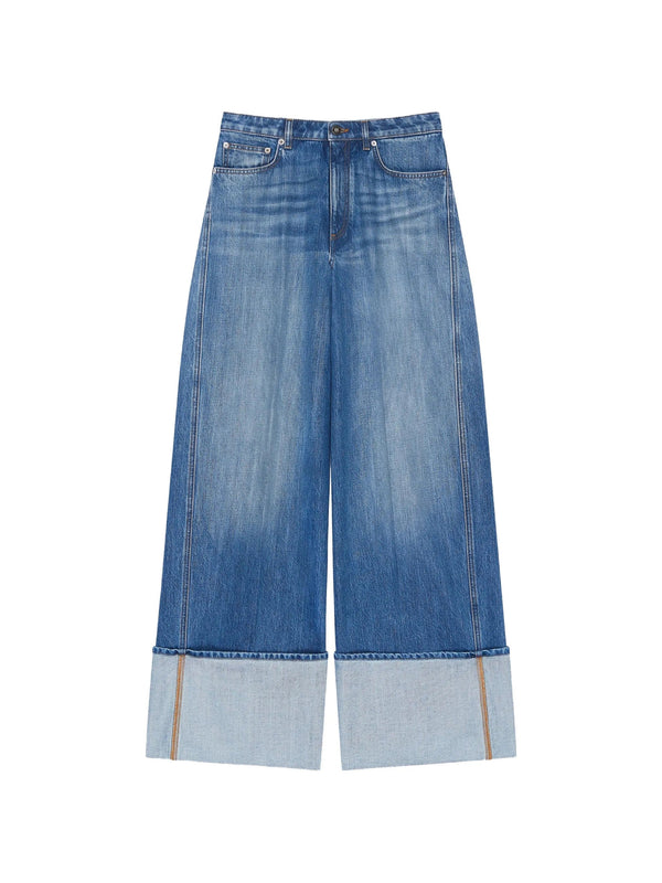 Givenchy Givenchy Turn - Up Cotton Jeans