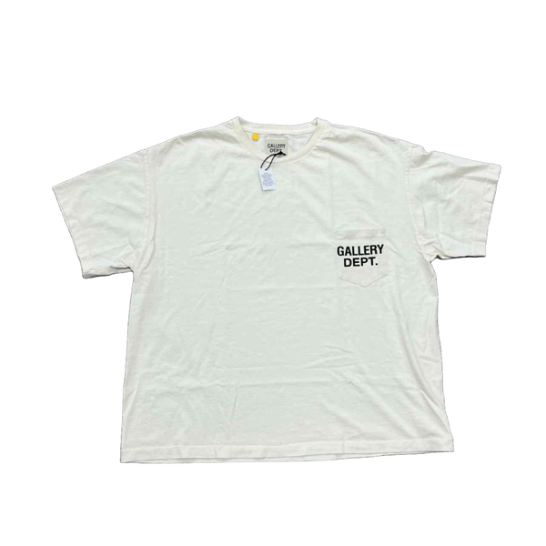 Gallery Dept Gallery Dept. T - Shirt Pocket Logo Cream New Size S