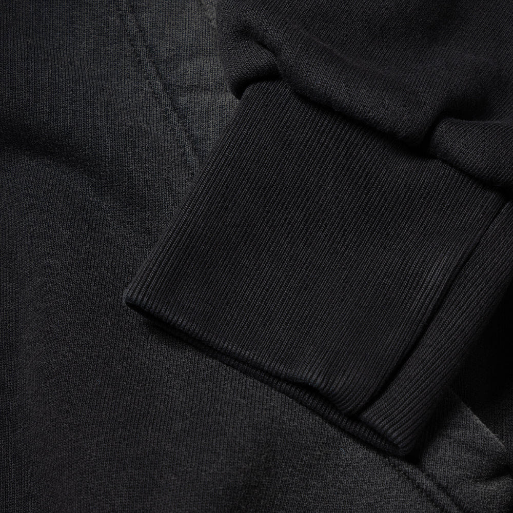 Aries Aries Aged Gothic Zip Through Hoodie - Black