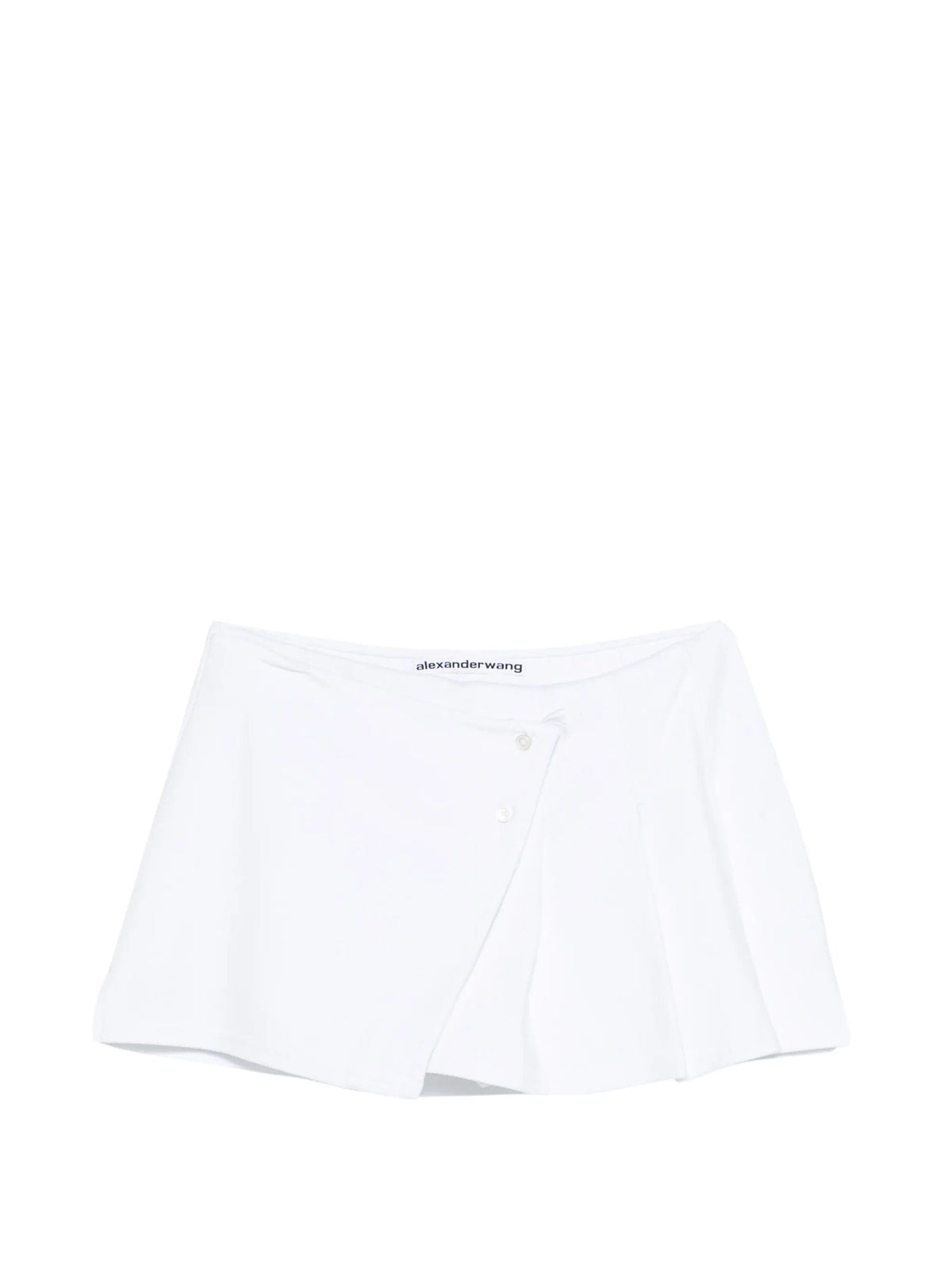 Alexander Wang Alexander Wang Pleated Wrap Mini Skirt