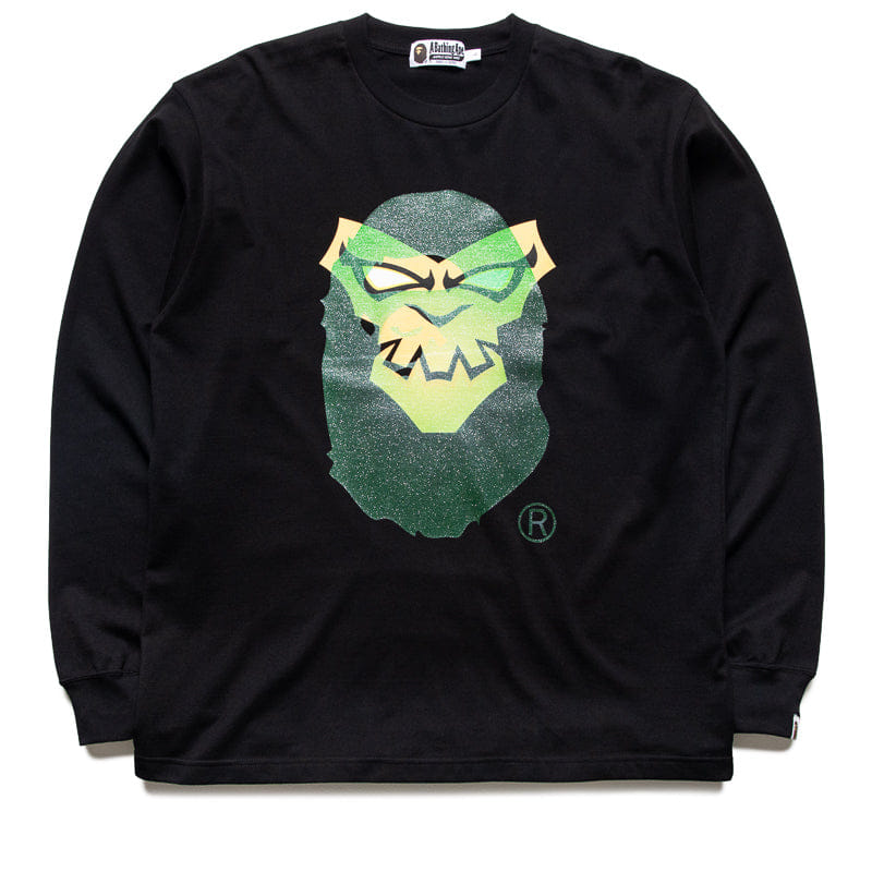 A Bathing Ape A Bathing Ape Bapeman - X L/S T-Shirt - Black