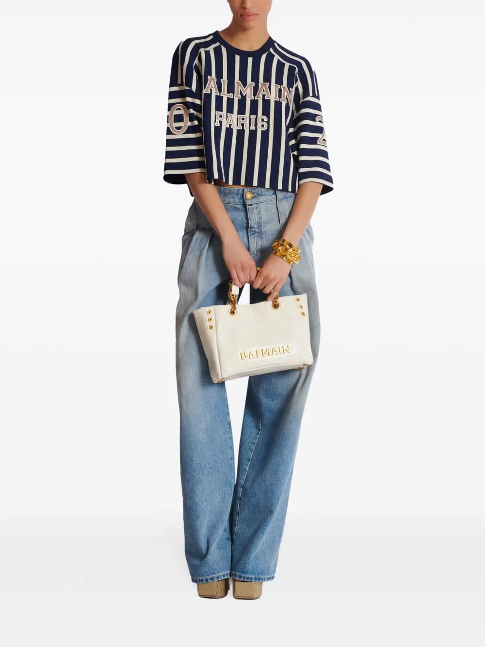 Balmain Balmain 1945 Soft Small Shoulder Bag