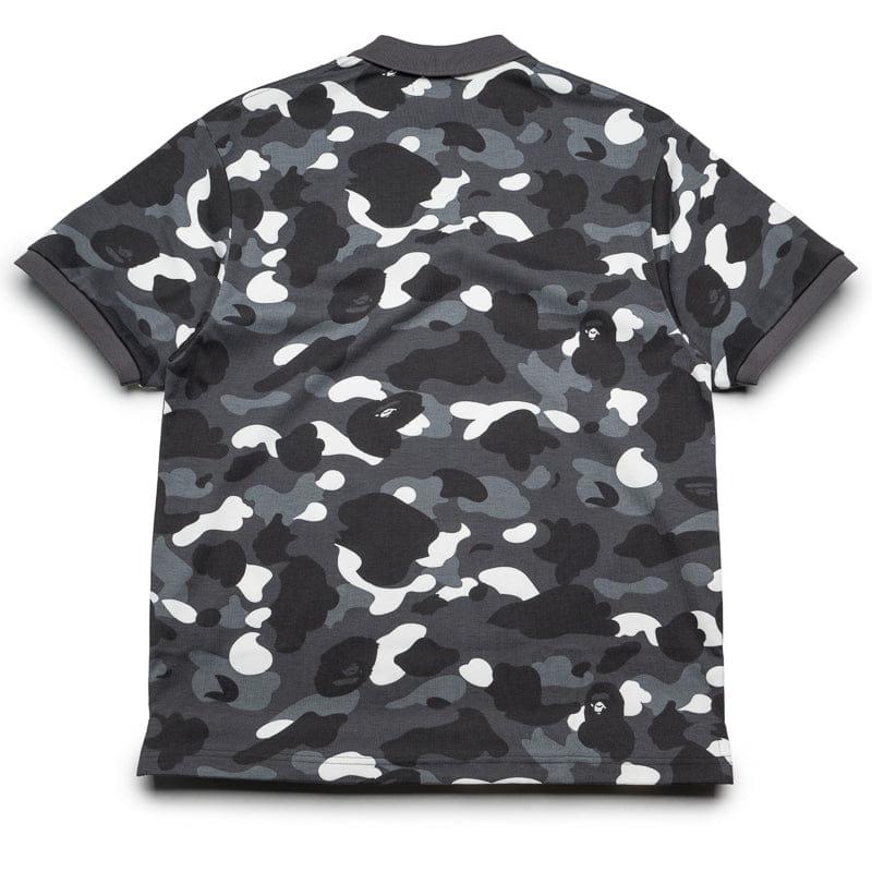 A Bathing Ape A Bathing Ape City Camo Ape Head Polo - Black