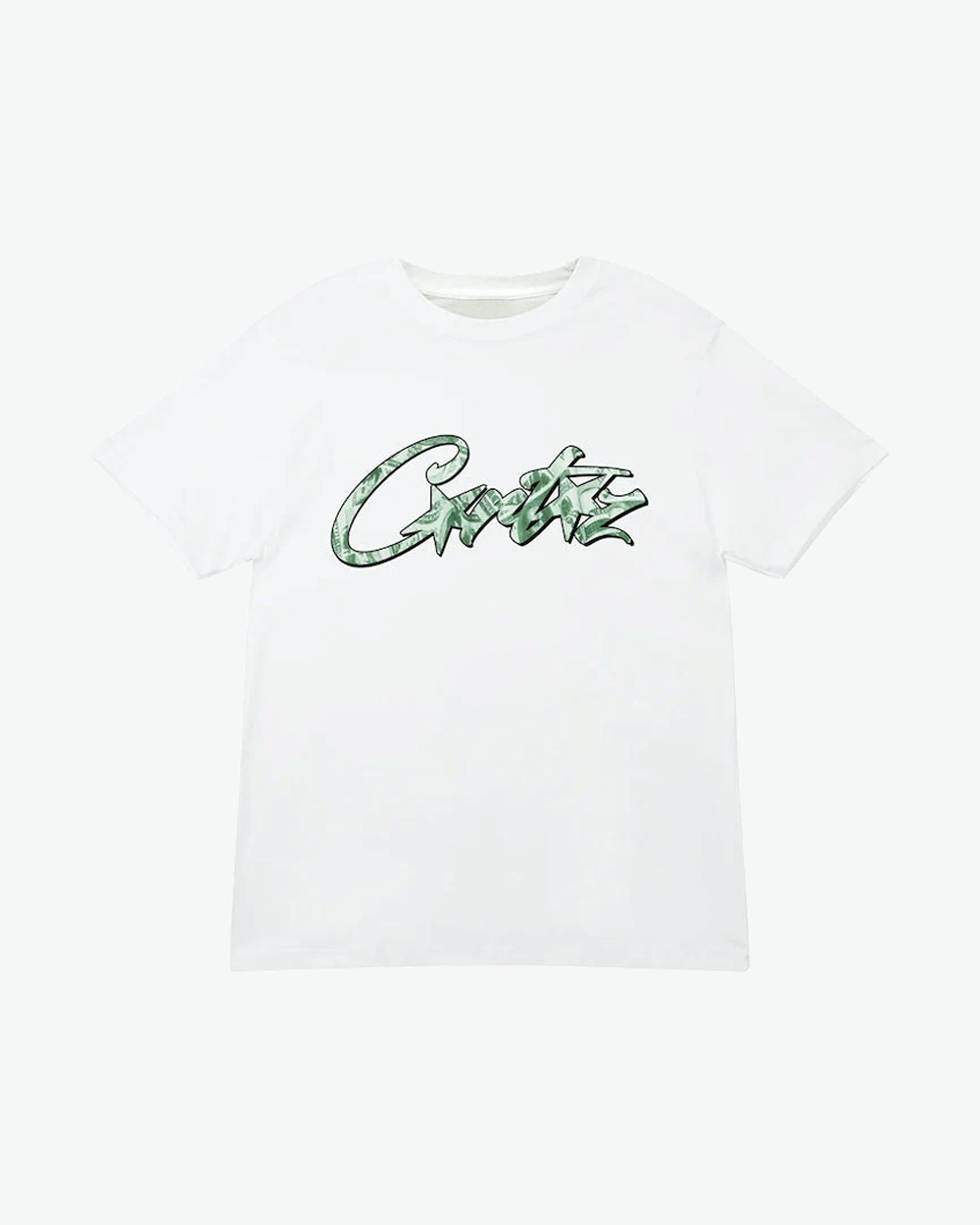 Corteiz Corteiz Green Dollar T-Shirt White Large