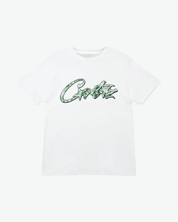 Corteiz Corteiz Green Dollar T-Shirt White Large