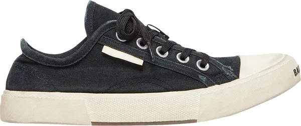 Balenciaga Paris Low Canvas Sneaker 'Black & White'