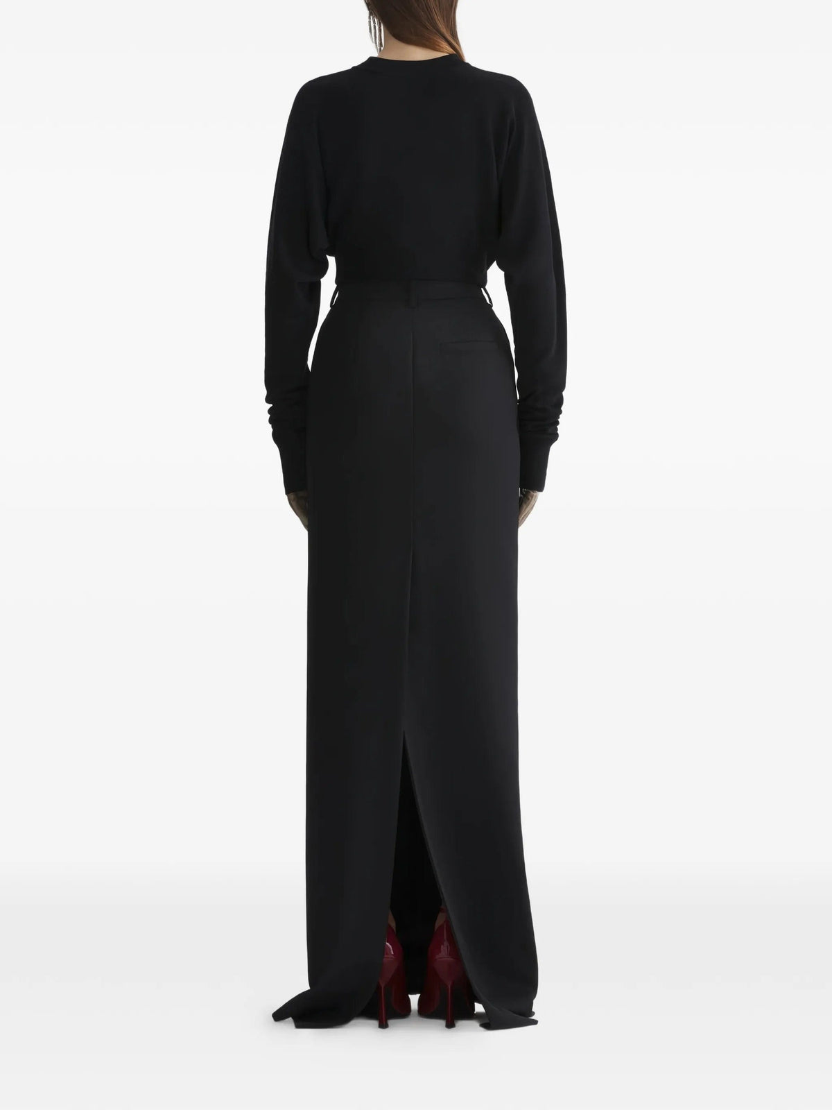 Mugler Mugler Split Long Skirt