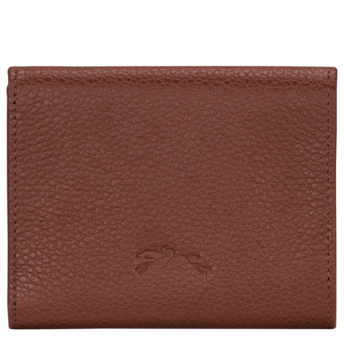 Longchamp Long Champ Longchamp Le Foulonné Compact Wallet Coffee