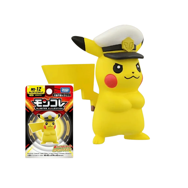 Moncolle MS-12 Captain Pikachu Takara Tomy Tomica Pokemon Monster Figure New