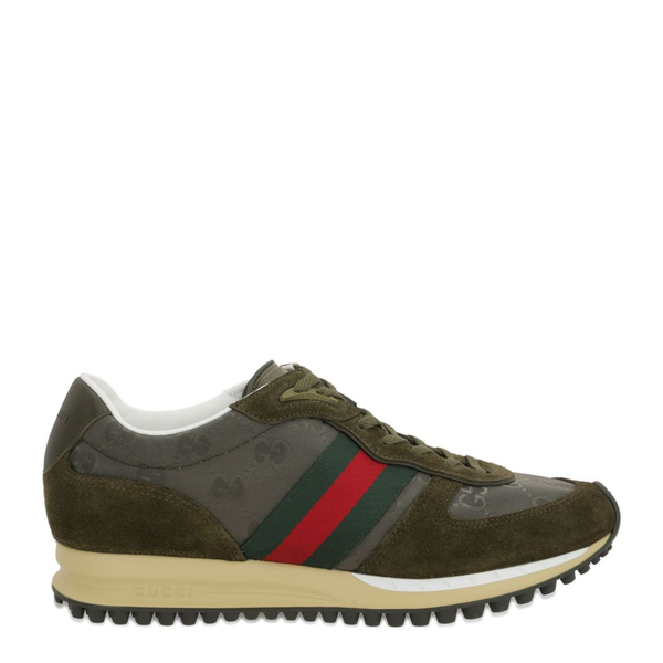 Gucci Re-Motion Trainer in Dark Green Original GG