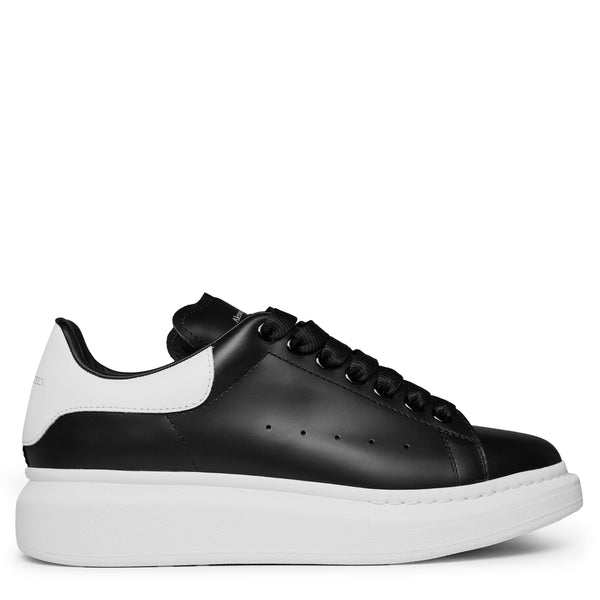 Alexander Mcqueen Alexander Mcqueen Logo Print Leather Oversized Trainers