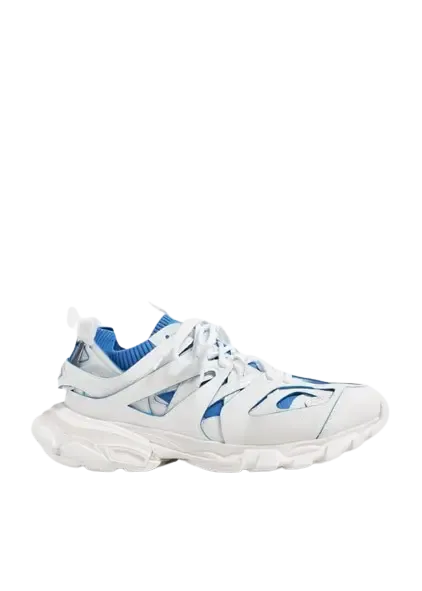 Balenciaga Track Sock Sneaker 'White & Blue'