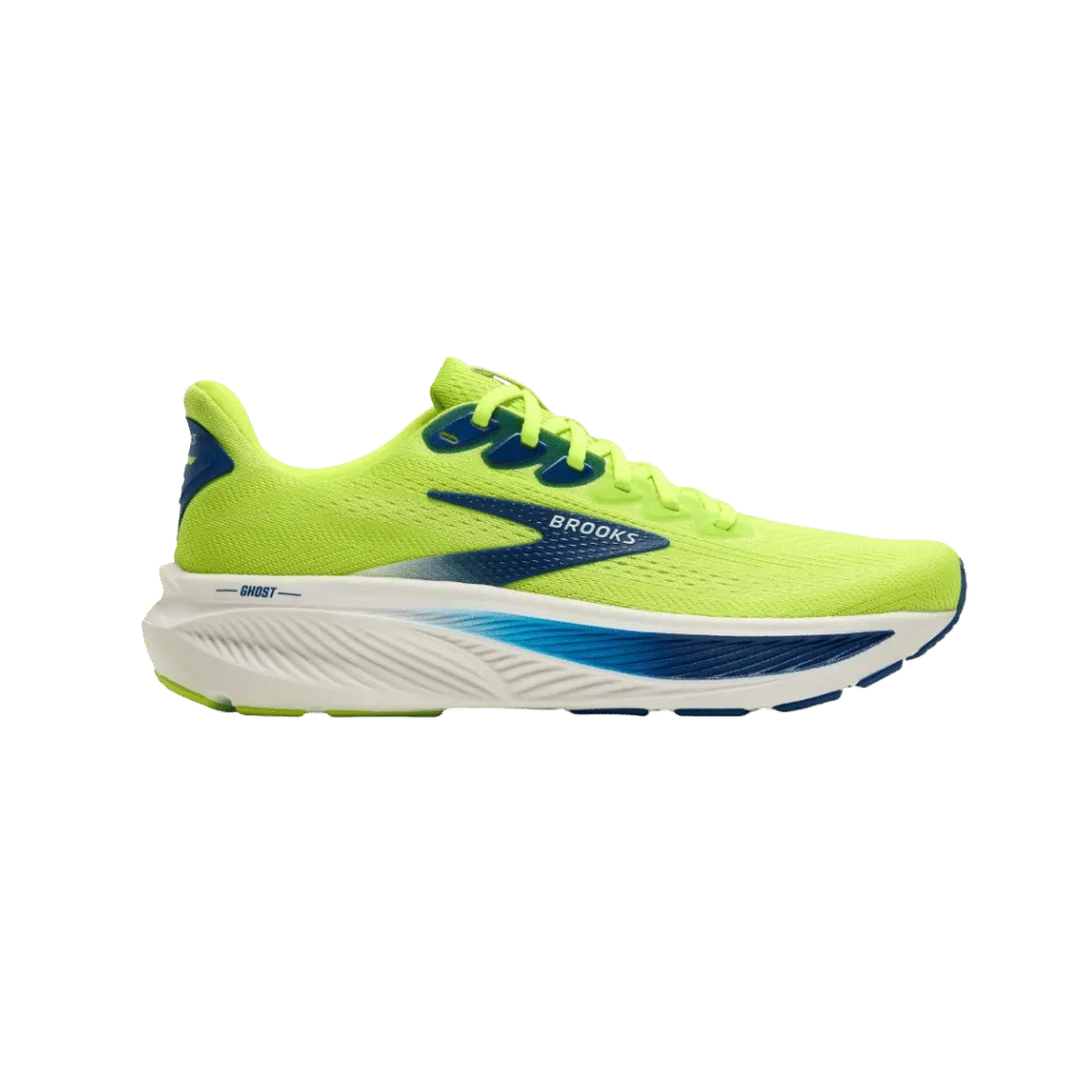Brooks Ghost 17 Acid Lime Navy White
