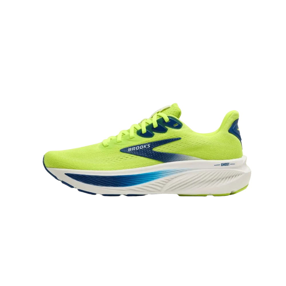 Brooks Ghost 17 Acid Lime Navy White