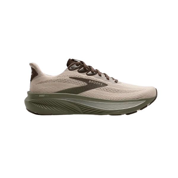 Brooks Ghost 17 Chateau Gray Brown Olive