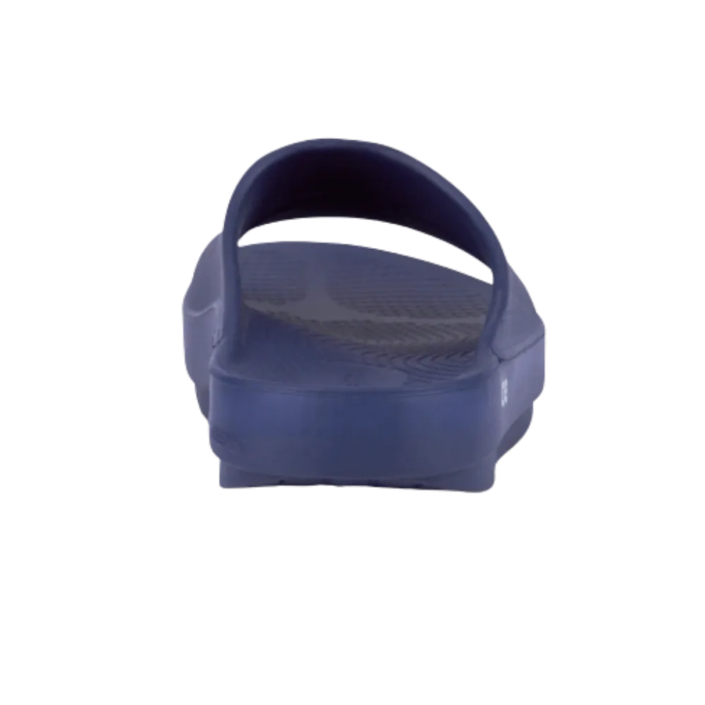 Oofos OOahh Slide Sandal Navy