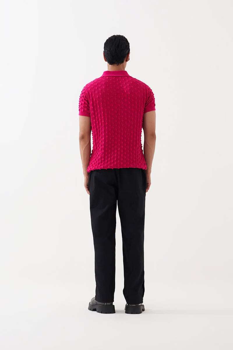 Natty Garb Natty Garb Spikey Polo (Natty Pink)