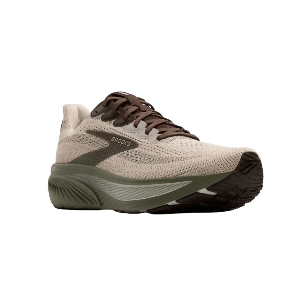Brooks Ghost 17 Chateau Gray Brown Olive