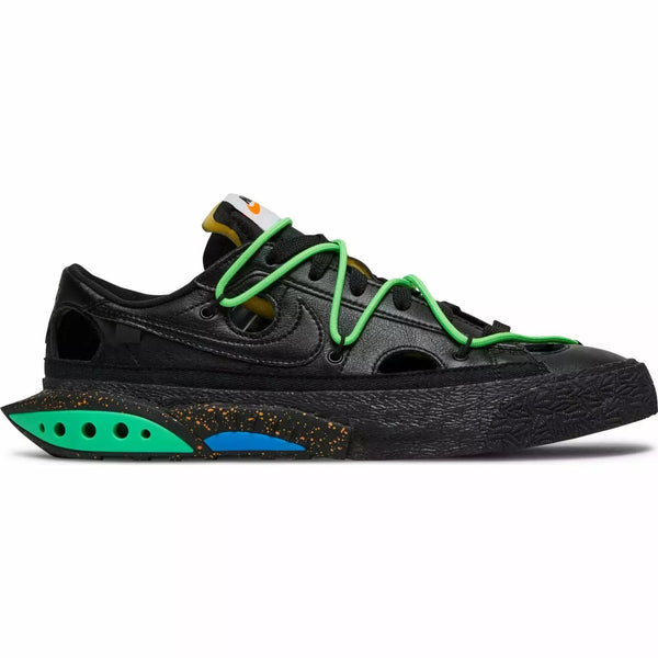 Nike Off-White x Blazer Low 'Black and Electro Green'