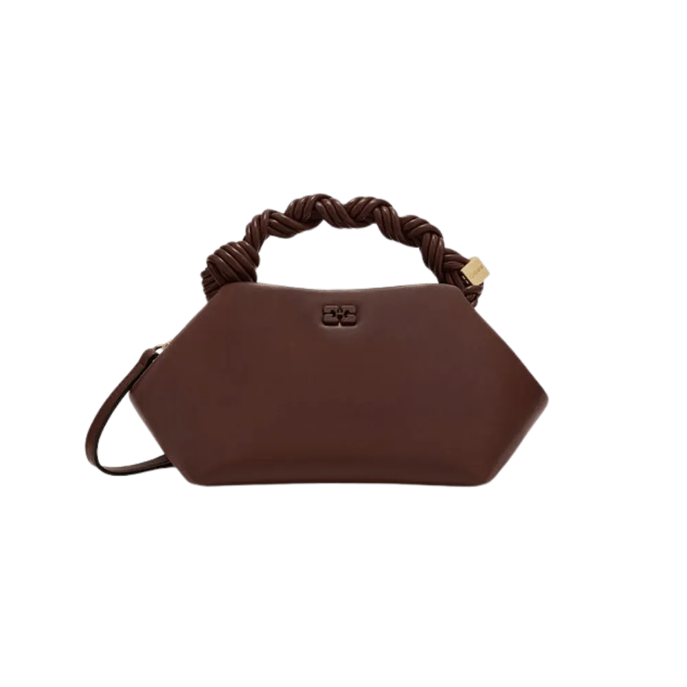 Ganni Brown Small Bou Bag