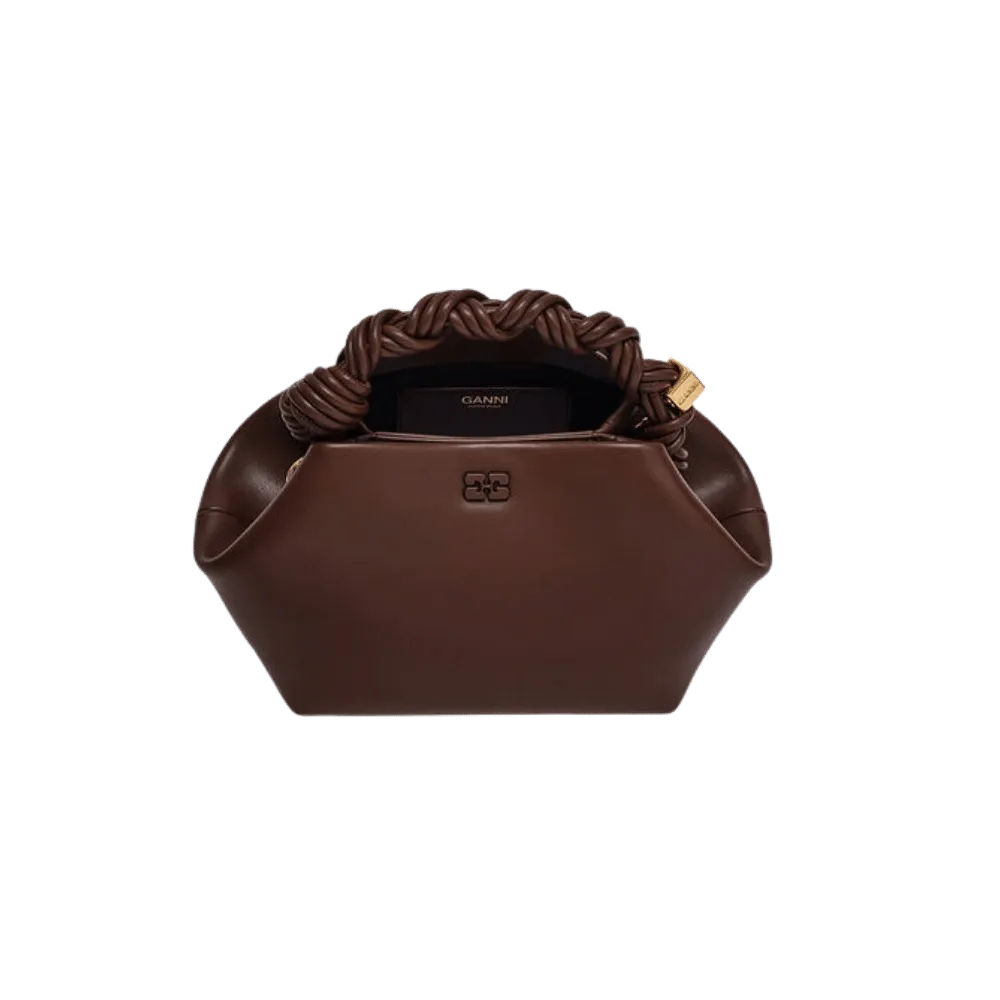 Ganni Brown Small Bou Bag