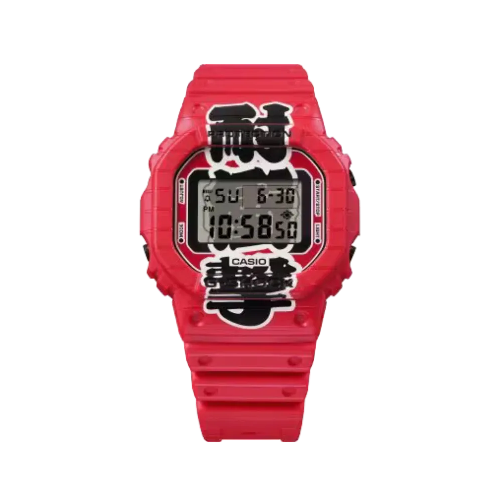 G-Shock Digital Red Lantern Series DW-5600AKA-4